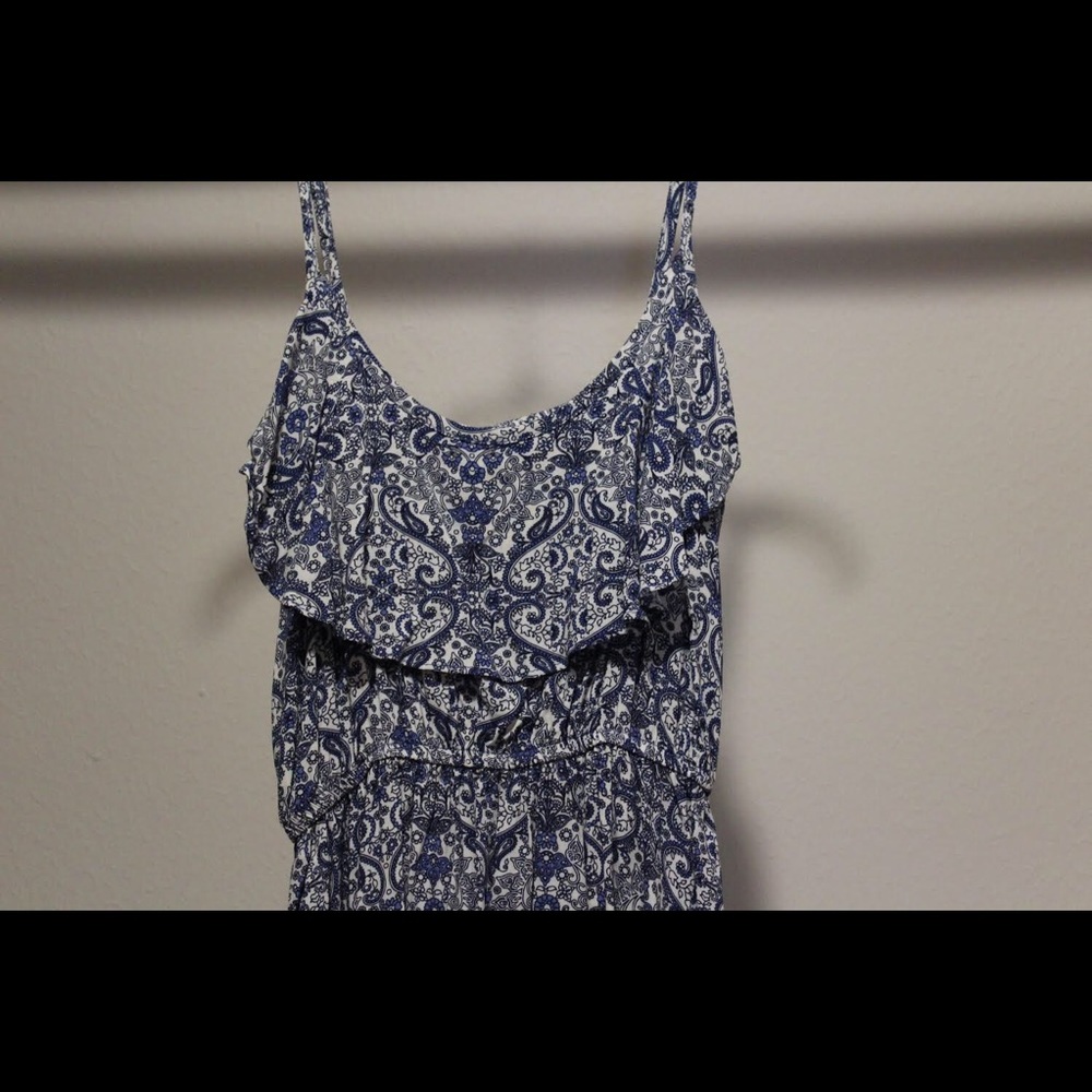 CottonOn Blue Paisley Summer Dress